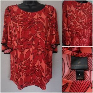 Large - Lovely Blouse with Flowy Sleeves